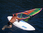 Windsurfer & Canoe